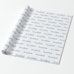 Hanukkah text wrapping paper<br><div class="desc">Hanukkah text print paper</div>