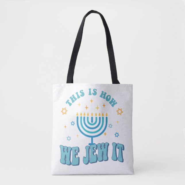 Hanukkah Tote Bag (Front)