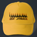 Hanukkah Trucker Hat<br><div class="desc">Customize it with your own design,  or any of ours.</div>