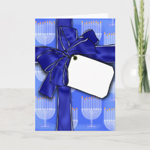 HANUKKAH WRAPPED CARD