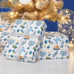 Hanukkah Wrapping Paper<br><div class="desc">Hanukkah Wrapping Paper Hanukkah is a Jewish holiday which celebrates the victory of the Maccabees over the larger Syrian army. ... The Hebrew word hanukkah means rededication. The hanukkiah (or Hanukkah menorah) is a candle holder, an important Hanukkah symbol Make sure every gift you give has a layer of love...</div>