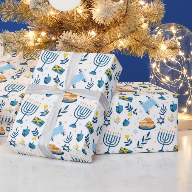 Hanukkah Wrapping Paper (Holidays)