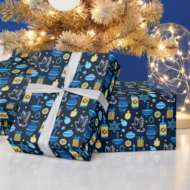 Hanukkah Wrapping Paper (Holidays)