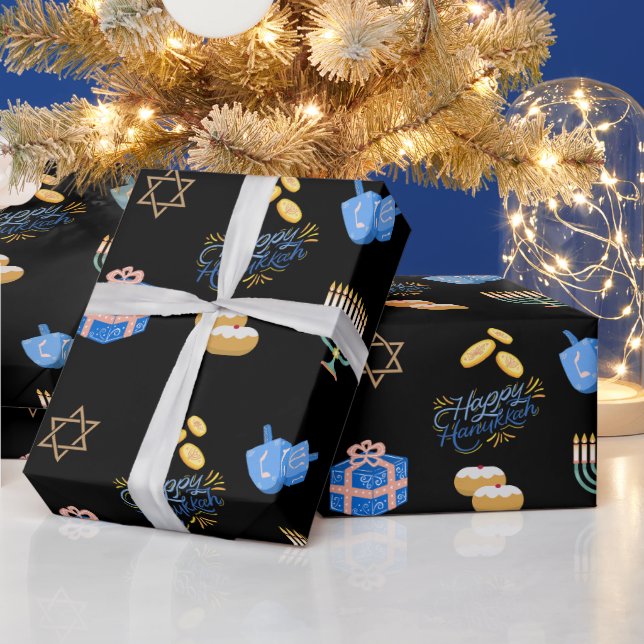 Hanukkah Wrapping Paper Party Supplies  (Holidays)