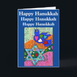 Hanukkah Yiddish Reflection of Hearts & Peace Card<br><div class="desc">Great for many occasions : Wedding, Engagement, Bar Mitzvah, Bat Mitzvah, Bnai Mitzvah, Chanukkah, Hanukkah, Passover, Pesach, Rosh-Hashanah, Yom Kippur, Sabbath, Purim, Shavuot, Sukkot, Simchat Torah, Tu B'Shevat, Lag B'Omer, Shabbat, Bridal Shower, Bachelor & Bachelorette Parties, Congratulations, Ceremonies, Celebrations, Party, Showers, Receptions, Birthdays, Anniversary, Dinner Party, Cocktail Party, Costume Party,...</div>