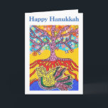 Hanukkah Yiddish Spiritual Language of Peace Tree Card<br><div class="desc">Great for many occasions : Wedding, Engagement, Bar Mitzvah, Bat Mitzvah, Bnai Mitzvah, Chanukkah, Hanukkah, Passover, Pesach, Rosh-Hashanah, Yom Kippur, Sabbath, Purim, Shavuot, Sukkot, Simchat Torah, Tu B'Shevat, Lag B'Omer, Shabbat, Bridal Shower, Bachelor & Bachelorette Parties, Congratulations, Ceremonies, Celebrations, Party, Showers, Receptions, Birthdays, Anniversary, Dinner Party, Cocktail Party, Costume Party,...</div>