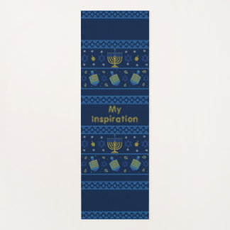 hanukkah yoga mat