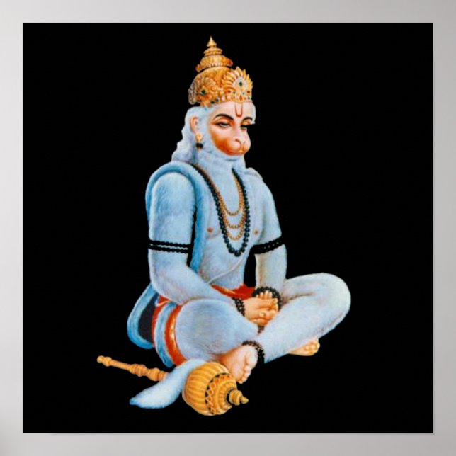 HANUMAN - ANJANEYA - HINDU - BUDDHAISM POSTER (Front)