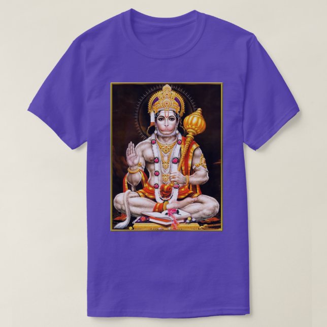 Hanuman Fitted T-Shirt (Design Front)