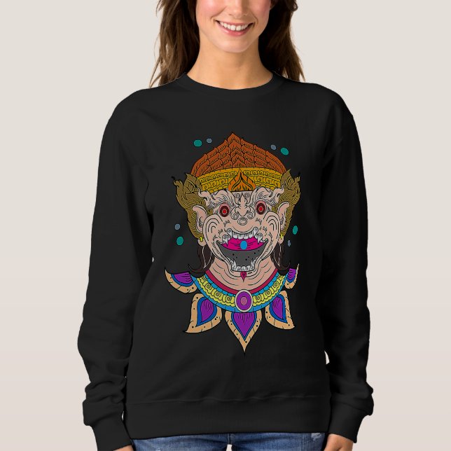 Hanuman Hindu Monkey God Sweatshirt (Front)