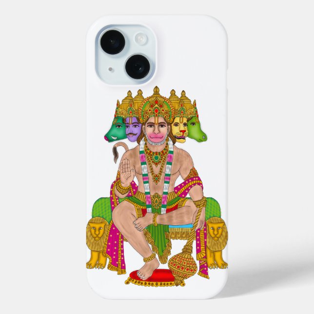 Hanuman Ji Phone Cover | Hindu Lord Hanuman Spirit (Back)