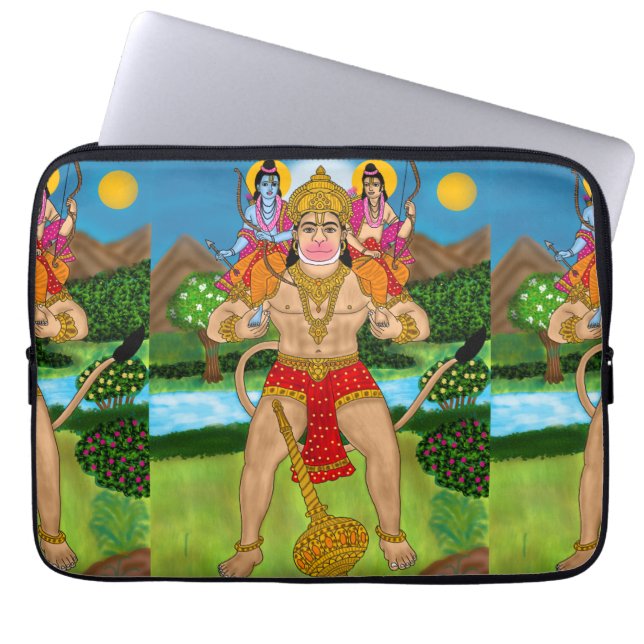 Hanuman Laptop Case (Front)