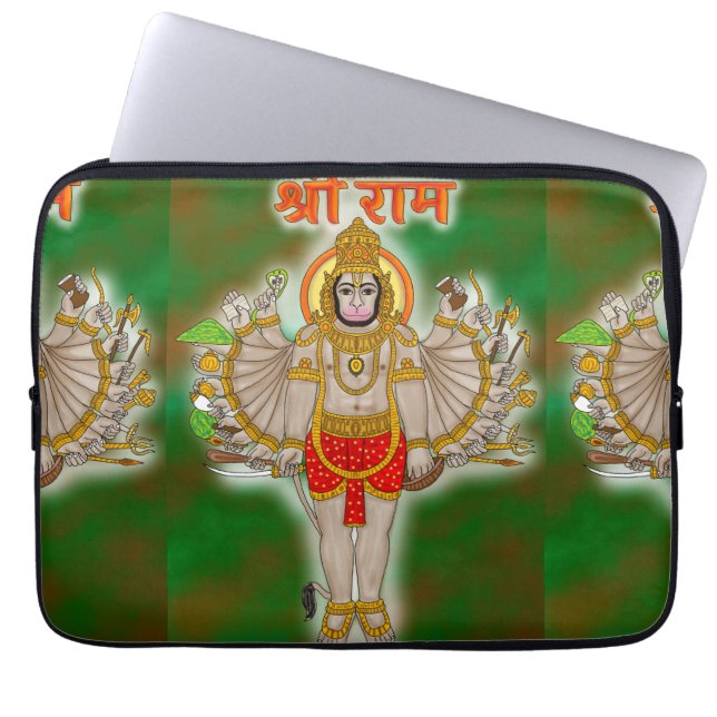 Hanuman Laptop Cover (Front)