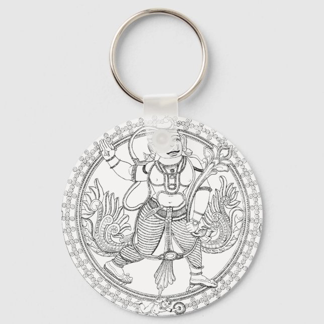 Hanuman Monkey God Key Ring (Front)