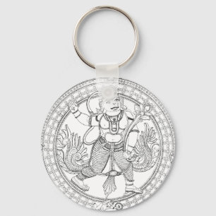Hanuman Monkey God Key Ring