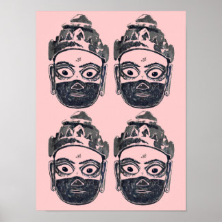 Hanuman Pop Art Poster
