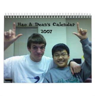 Hao & Dean's Calendar 2007