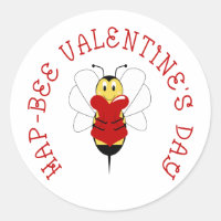 Hap-bee Valentine's Day Sticker
