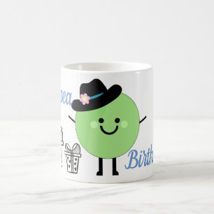 Hap-pea Birthday Presents Male Pea Coffee Mug