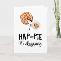 Hap-Pie Thanksgiving Card