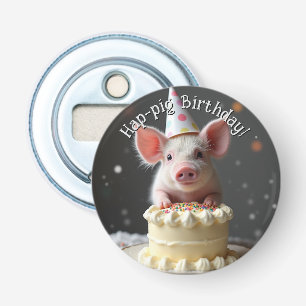 Hap pig Birthday Bottle Opener