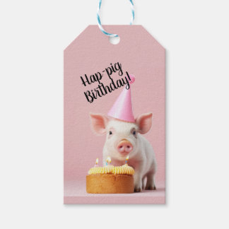 Hap-pig Birthday! Gift Tags