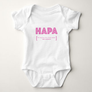 HAPA Pride Half Asian Pacific Islander Baby Bodysuit