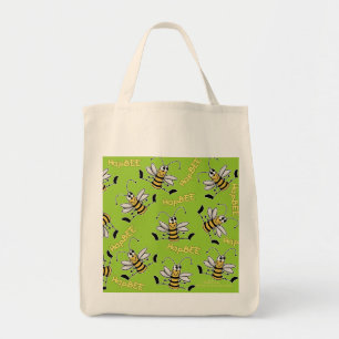 HapBEE Bee Collage Birthday Tote Bag