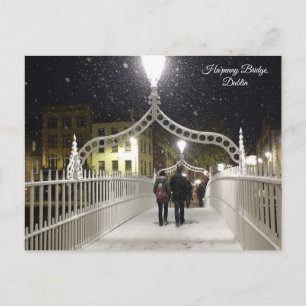 Ha'penny Bridge Dublin Postcard