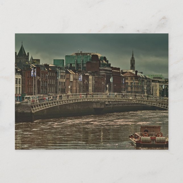 Ha'penny Bridge Postcard (Front)