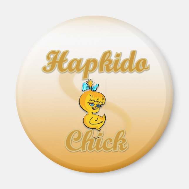 Hapkido Chick Magnet (Front)