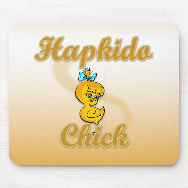 Hapkido Chick Mouse Pad (Front)