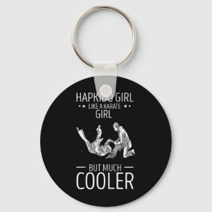 Hapkido Throw Like A Karate Girl Korean Martial Ar Key Ring