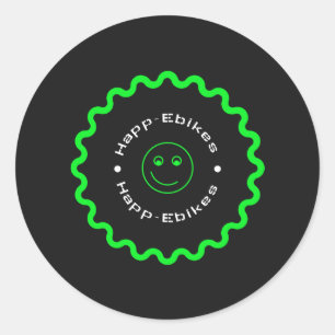 Happ-Ebikes Round Stickers 