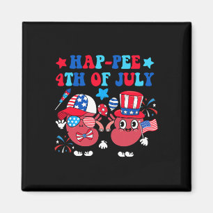 Happee 4th Of July Kidney Usa Hat Sungles Dialysis Magnet