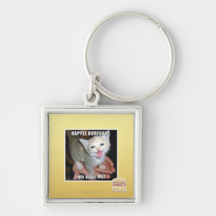 HAPPEE BURFDAY! KEY RING