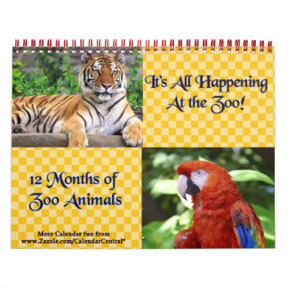 Happening At The Zoo Calendar