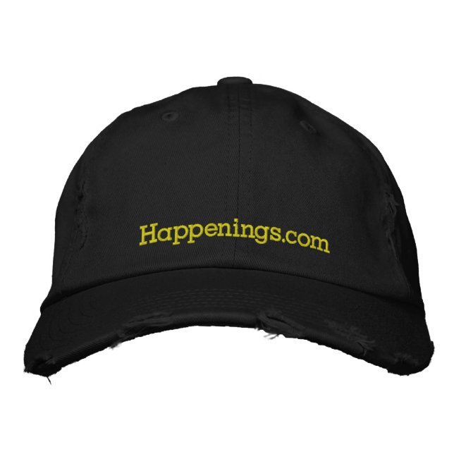 Happenings.com Embroidered Hat (Front)