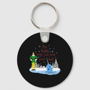 Happier Holidays Uni-kids Christmas Narwhal Elf Key Ring