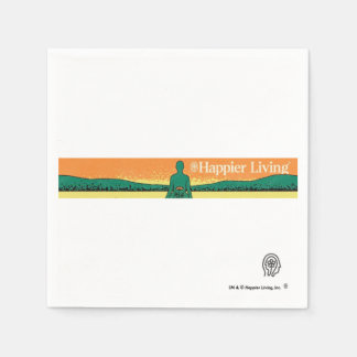 Happier Living Logo Paper Napkins
