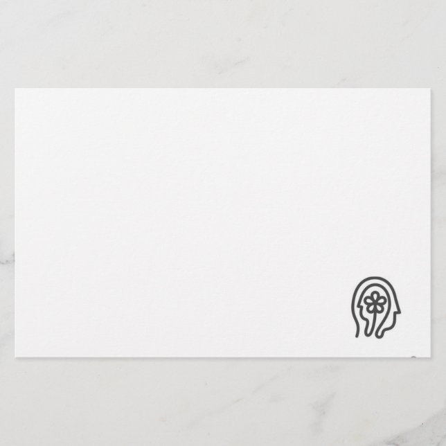 Happier Living Logo Stationery Paper (Front)