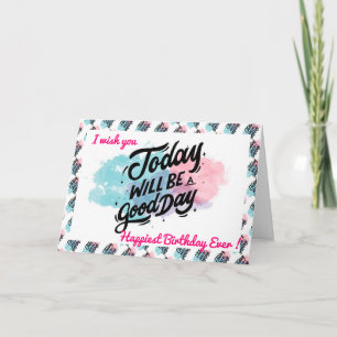 Happiest Birthday Motivation Card