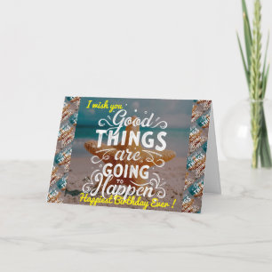 Happiest Birthday Motivation Card