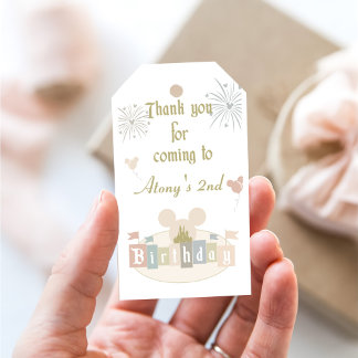 Happiest Birthday On Earth Magical Birthday  Gift Tags