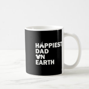 Happiest Dad On Earth Funny Papa Daddy Happy Fathe Coffee Mug