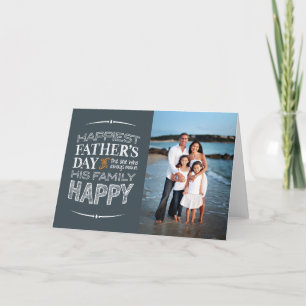 Happiest Father's Day! Card