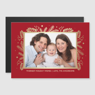 Happiest Holidays. Custom Magnetic Photo Card