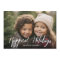 Happiest Holidays Modern Full Photo Script Type