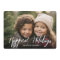 Happiest Holidays Modern Full Photo Script Type