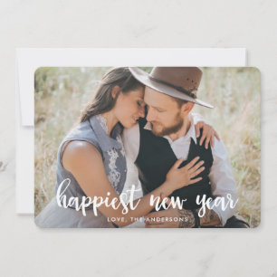Happiest New Year   Holiday Photo Card